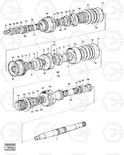 36155 Clutches 3:rd and 4:th speeds 4300 4300, Volvo Construction Equipment