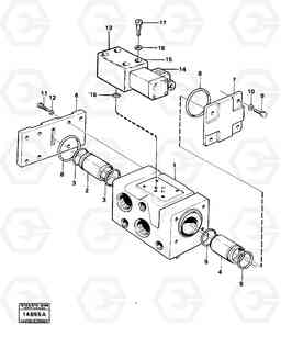 18581 Valve section 4300 4300, Volvo Construction Equipment