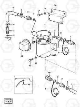 73641 Fuel pump 98371 616B/646 616B,646 D45, TD45, Volvo Construction Equipment