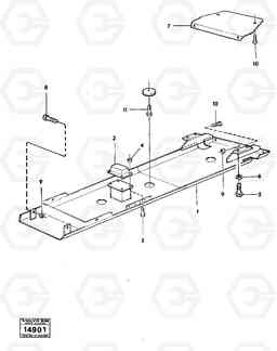 29036 Bottom-guard plates 97692 616B/646 616B,646 D45, TD45, Volvo Construction Equipment