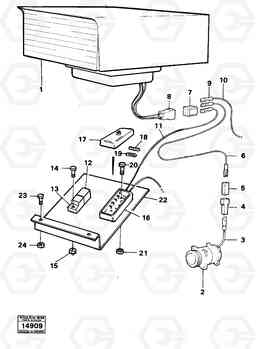 63606 Air condition 98368 616B/646 616B,646 D45, TD45, Volvo Construction Equipment