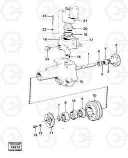 24422 Water pump 4300 4300, Volvo Construction Equipment