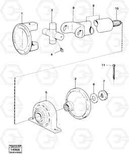 15157 Power shaft tillv nr -3707 4400 4400, Volvo Construction Equipment