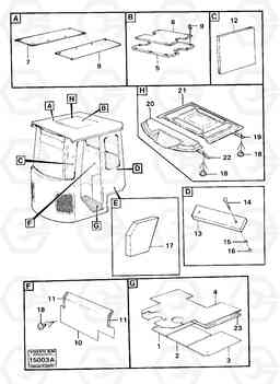 3365 Insulating matting 4300 4300, Volvo Construction Equipment