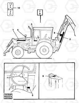 97749 Sign plates and decals 616B/646 616B,646 D45, TD45, Volvo Construction Equipment