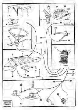 11155 Electric system front 4300 4300, Volvo Construction Equipment