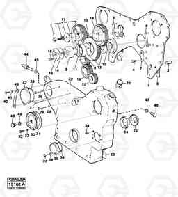 99800 Timing gear casing and gears 4300 4300, Volvo Construction Equipment