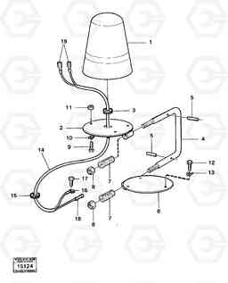 19771 Folding attachment 98203,99159,99662 4200 4200, Volvo Construction Equipment