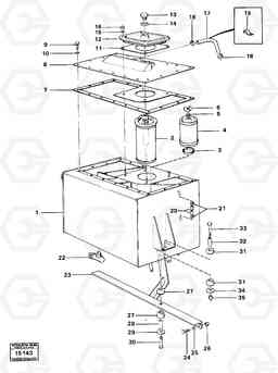 78129 Hydraulic-oil tank prod no 33100, 33105 4300 4300, Volvo Construction Equipment