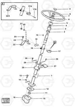 27176 Steering column with fitting parts 4300 4300, Volvo Construction Equipment