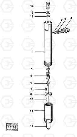 66855 Injector 4400 4400, Volvo Construction Equipment