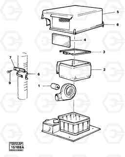 20953 Air filter 861 861, Volvo Construction Equipment