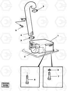 71064 Cab ventilator 99003 861 861, Volvo Construction Equipment