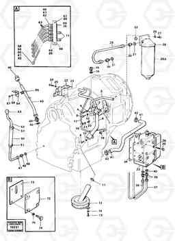 92311 Hydraulic lines, valves and filter 4400 4400, Volvo Construction Equipment