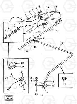 73874 Headlight washer 98976 (6362) 861 861, Volvo Construction Equipment