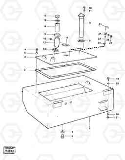 72754 Fuel tank 4400 4400, Volvo Construction Equipment