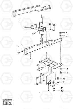 16391 Engine mounting 4400 4400, Volvo Construction Equipment