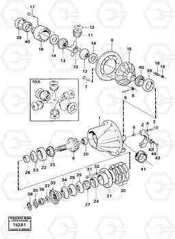 18392 Final gear, rear 4500 4500, Volvo Construction Equipment