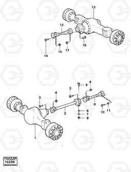 15156 Propeller shafts with fitting parts 4400 4400, Volvo Construction Equipment