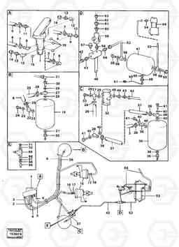 81611 Pneumatic system pipes Tillv No -4525 4400 4400, Volvo Construction Equipment