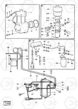 77685 Air compressor with fitting parts Tillv No -4525 4400 4400, Volvo Construction Equipment