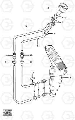 12123 Pressure gauge brake system 4500 4500, Volvo Construction Equipment