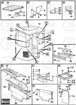 16165 Cab body Prod Nr 33201, 33202 4400 4400, Volvo Construction Equipment