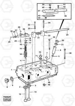 24737 Cylinder head 4500 4500, Volvo Construction Equipment