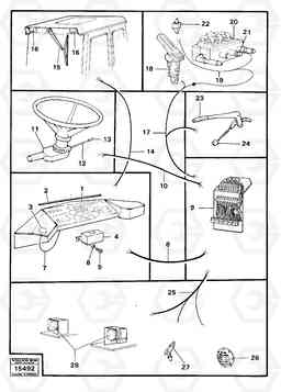 22808 Electric system, front 4400 4400, Volvo Construction Equipment