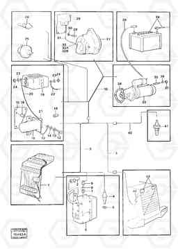 530 Electric system, rear 4400 4400, Volvo Construction Equipment