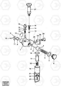 18486 Feed pump 4400 4400, Volvo Construction Equipment