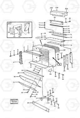 16163 Radiator casing 4400 4400, Volvo Construction Equipment