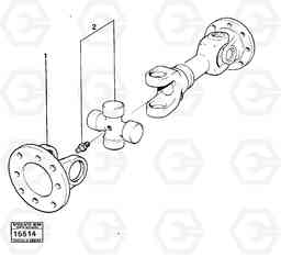 19651 Propeller shaft 4600 4600, Volvo Construction Equipment