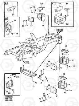 18179 Protector plates and bumpers 4200 4200, Volvo Construction Equipment