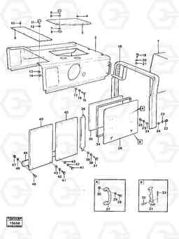 16164 Engine plates tillv. nr -2897 4400 4400, Volvo Construction Equipment