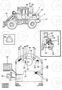 18900 Sign plates and decals 4200 4200, Volvo Construction Equipment