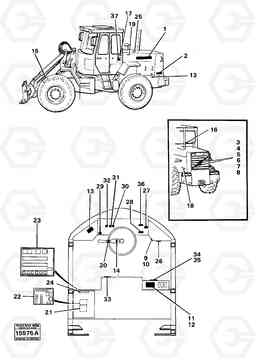 18901 Sign plates and decals 4200 4200, Volvo Construction Equipment