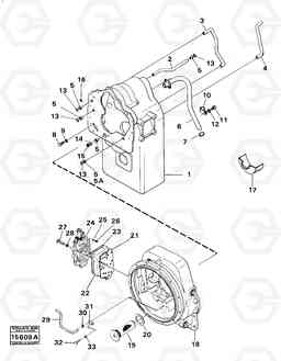 24555 Housing,pipes and valves 4200 4200, Volvo Construction Equipment