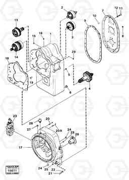 61744 Transmission 3-speed gear transmission 4200 4200, Volvo Construction Equipment