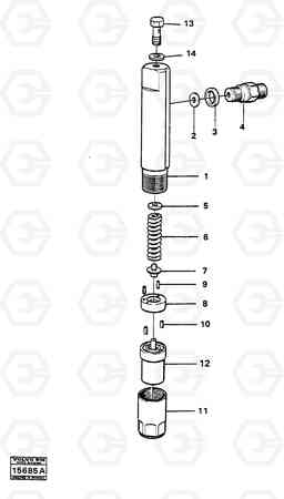 66858 Injector 5350 5350, Volvo Construction Equipment