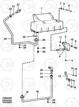 101906 Oil cooler with fitting parts 5350 5350, Volvo Construction Equipment