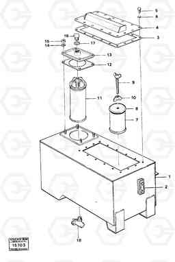 20149 Hydraulic oil tank 4200 4200, Volvo Construction Equipment