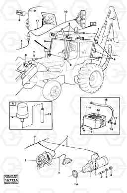 35919 Electrical equipment prod nr 36107,36125 616B/646 616B,646 D45, TD45, Volvo Construction Equipment