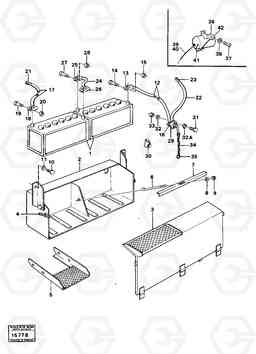 32268 Storage batteries and battery box 616B/646 616B,646 D45, TD45, Volvo Construction Equipment