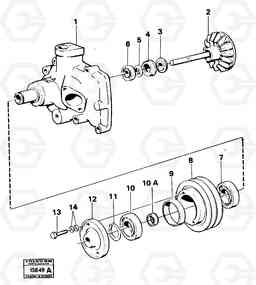 24746 Water pump 4500 4500, Volvo Construction Equipment