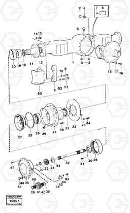 86440 Drive axle,rear prod nr 23521 4500 4500, Volvo Construction Equipment