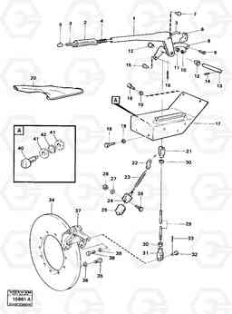 33839 Handbrake prod no 33301, 33302 4500 4500, Volvo Construction Equipment