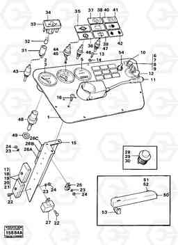 4163 Instruments prod 36117 Prod 36121 616B/646 616B,646 D45, TD45, Volvo Construction Equipment