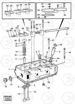 21348 Cylinder head 861 861, Volvo Construction Equipment