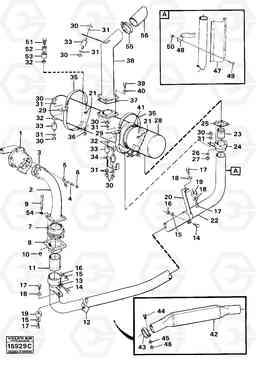 86500 Exhaust system 861 861, Volvo Construction Equipment